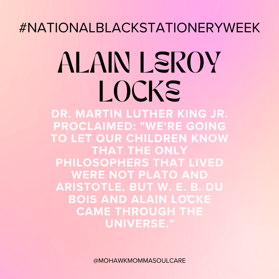 Alain Leroy Locke 2 of 2 history text image