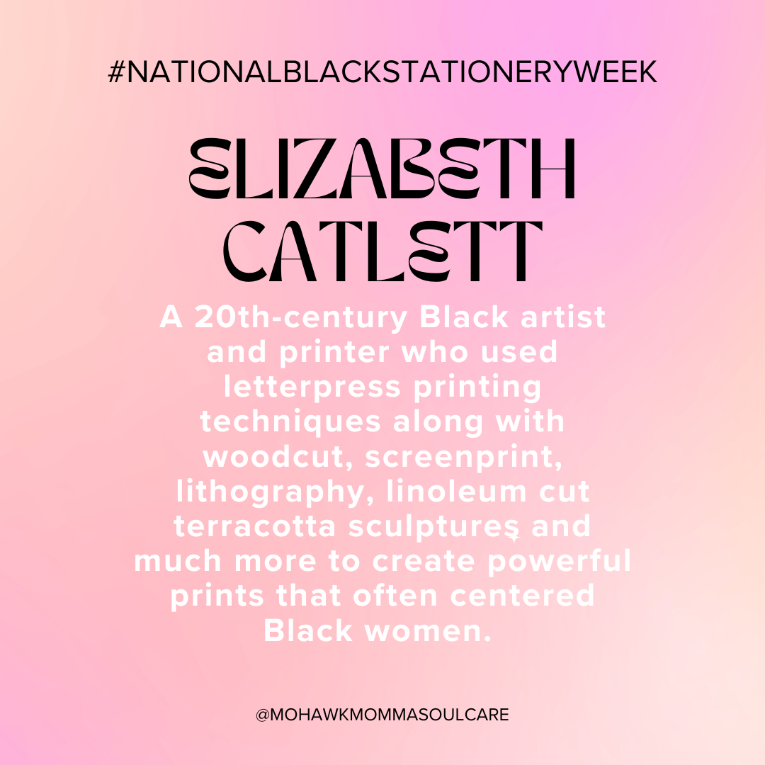 Elizabeth Catlett history text image